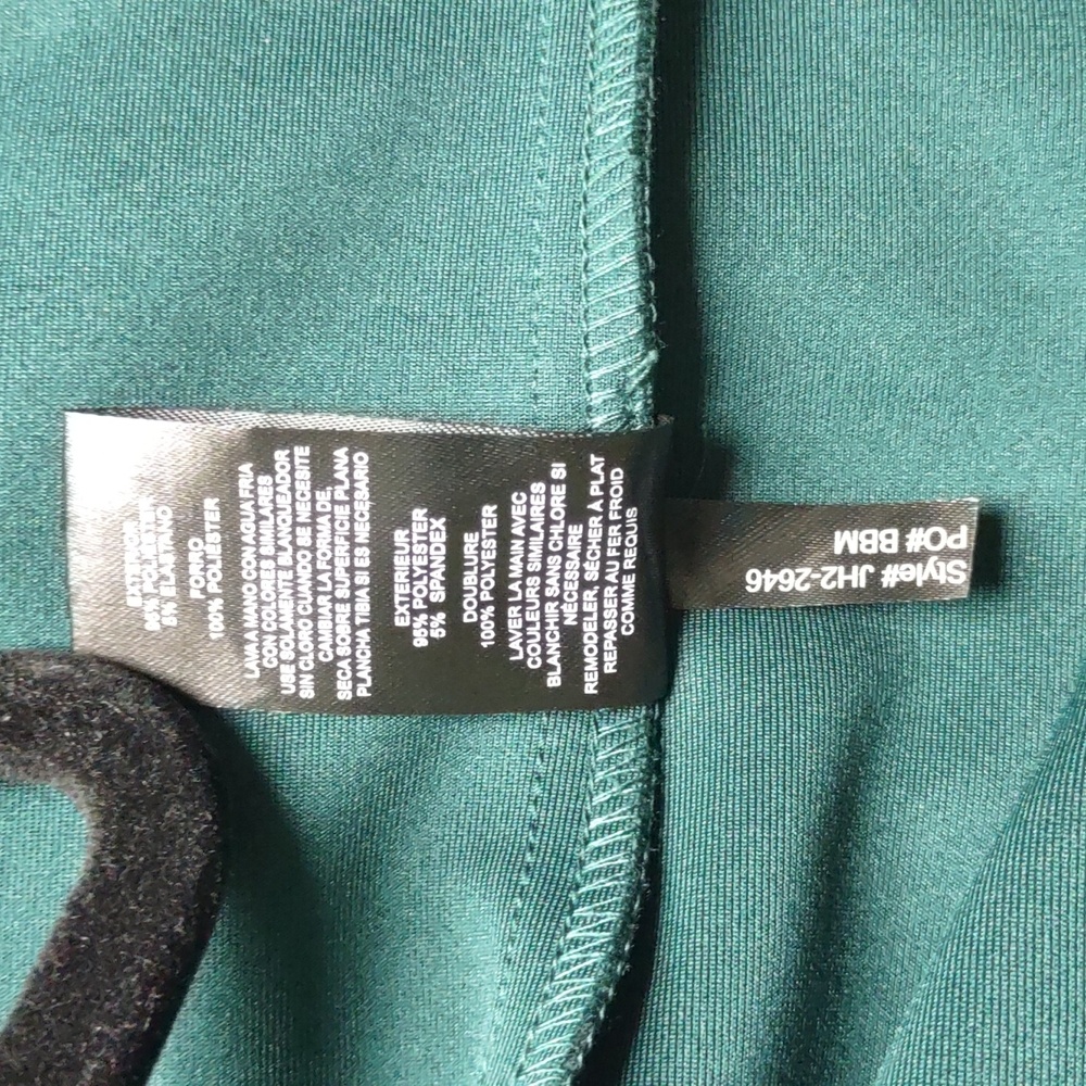 Jessica Howard One Shoulder Size 10 Deep Green Formal Cocktail Dress - Picture 8 of 8